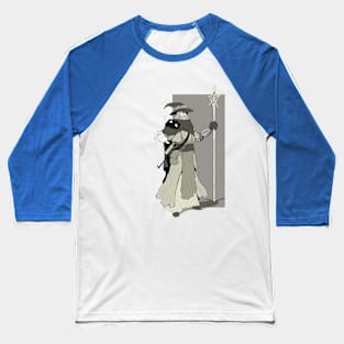 Post Apocalyptic Wizard Baseball T-Shirt